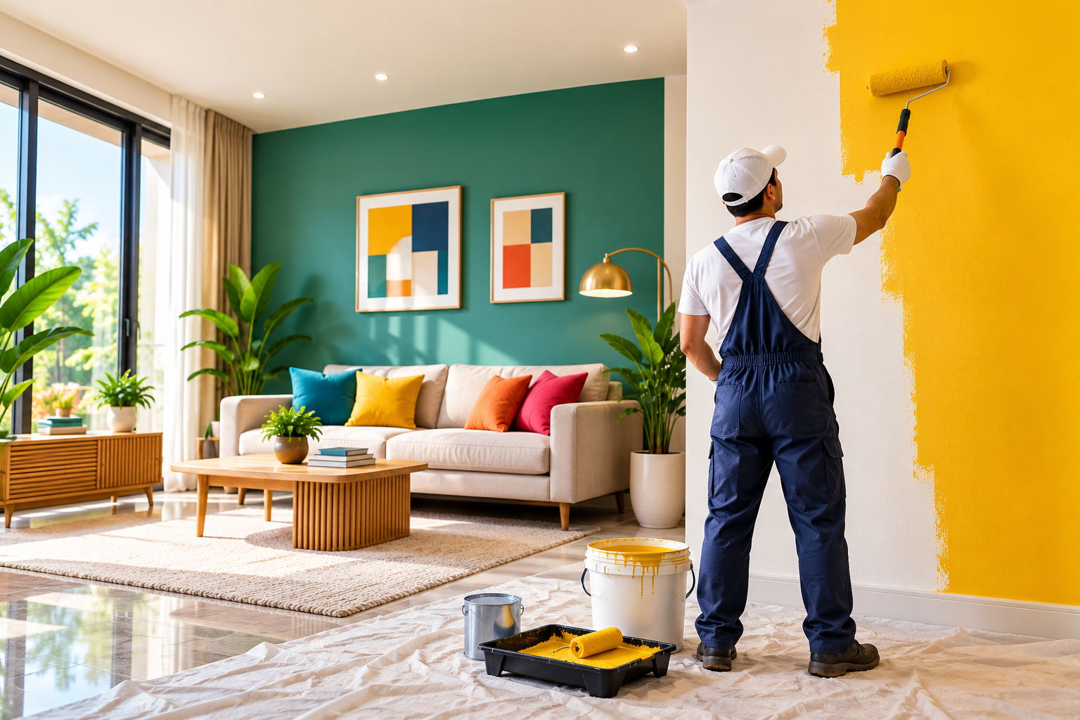 Interior Exterior Waterproof Painting